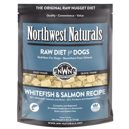 Whitefish & Salmon Frozen Raw Nuggets