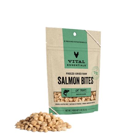 Vital Essentials Freeze-Dried Salmon Bites Cat Treats
