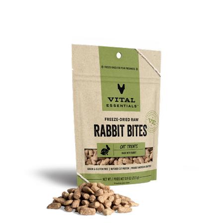 Vital Essentials Freeze-Dried Rabbit Bites Cat Treats