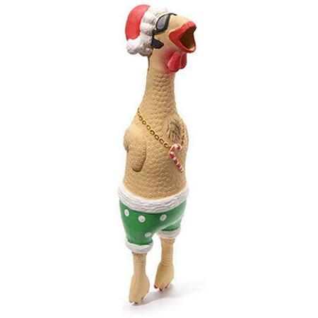 Charming Christmas Earl the Rubber Chicken