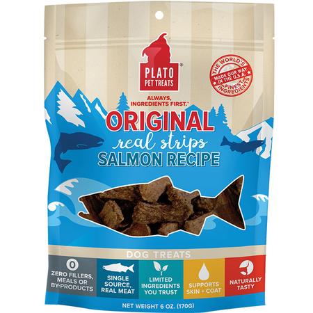 Real Strips Salmon Meat Bar Dog Treats