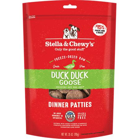 Duck Duck Goose Raw Freeze Dried Dinner Patties