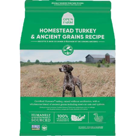 Open Farm Homestead Turkey & Ancient Grains Dry Dog Food