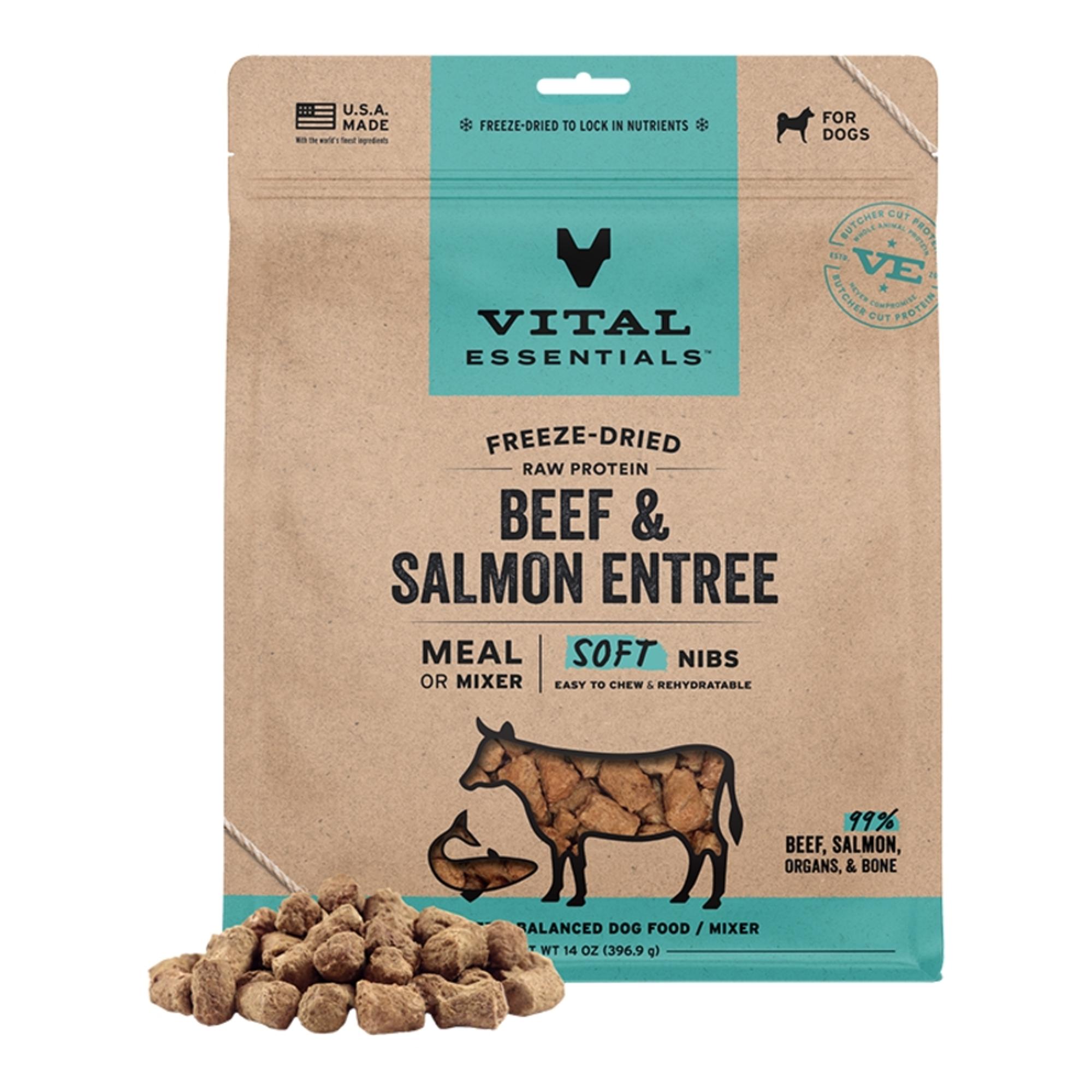 Beef & Salmon Freeze-Dried Soft Nibs