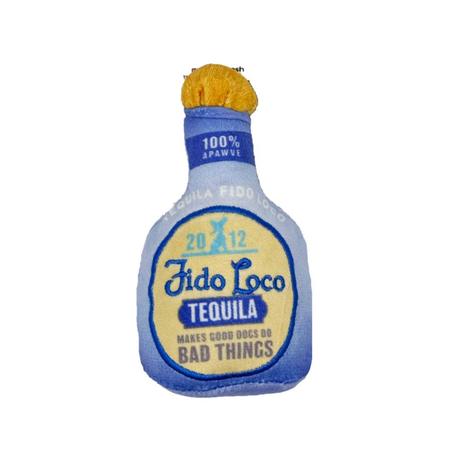 Tiny Tuff Fido Loco Tequila Dog Toy