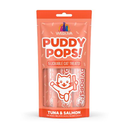 Puddy Pops Lickable Tuna & Salmon Cat Treats
