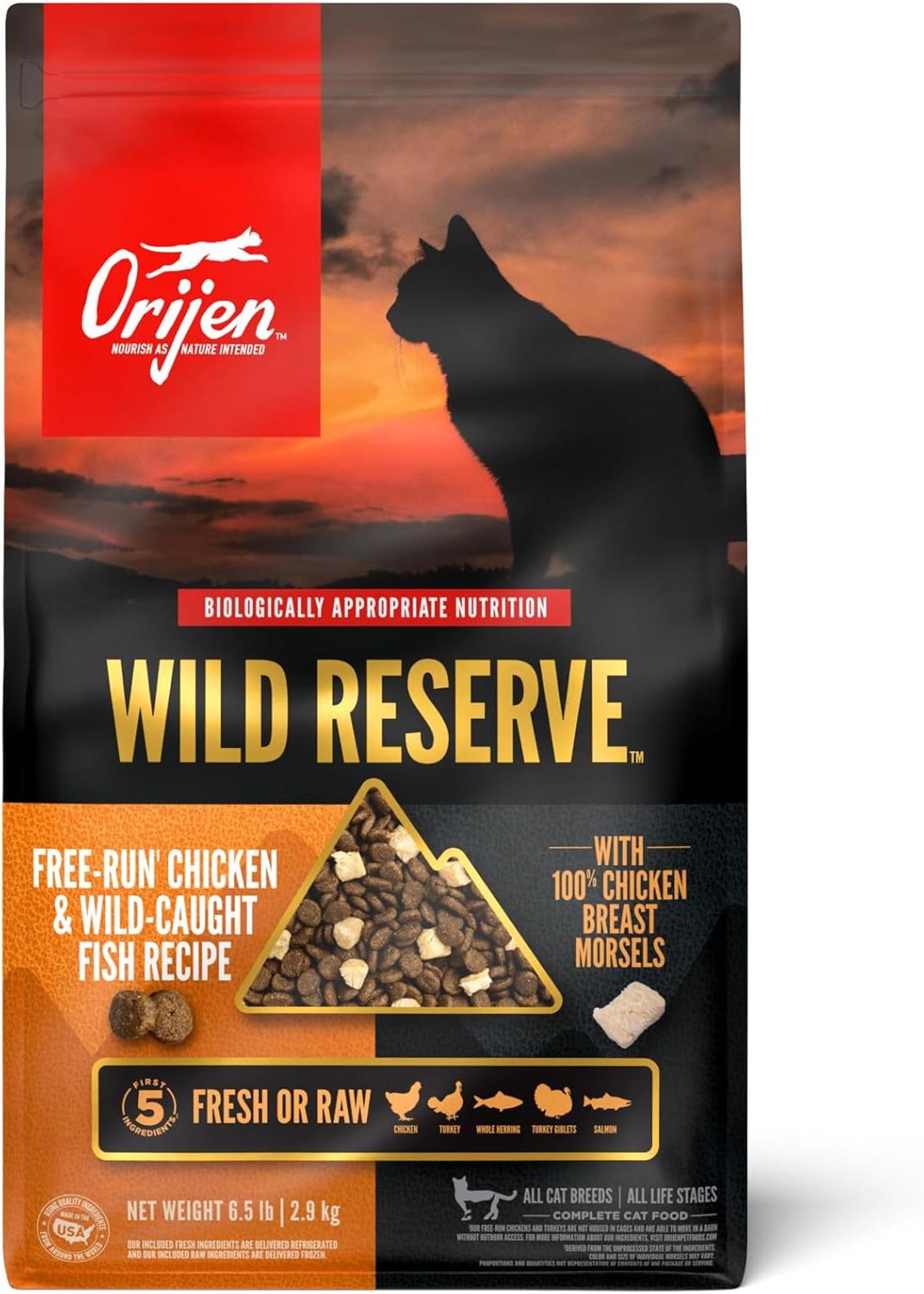 Wild Reserve™ Free-Run Chicken & Wild-Caught Fish Dry Cat Food