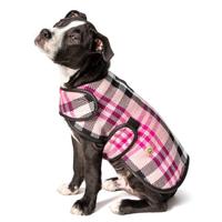 Pink Plaid Blanket Dog Coat (Item #811919035188)