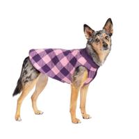 Rose Buffalo Check/Huckleberry Double Fleece Pullover (Item #810153442103)