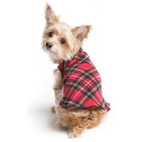 Red Tartan Stretch Fleece Pullover (Item #810538011252)