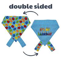 Blue Party Time Bandana