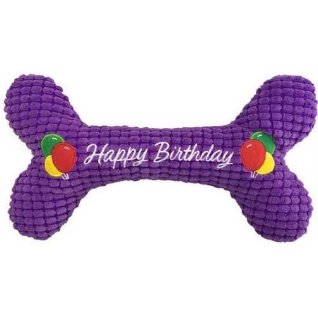 Happy Birthday Bone Plush Toy