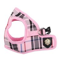 Pink Plaid Junior Soft Vest Dog Harness (Item #8806311194245)