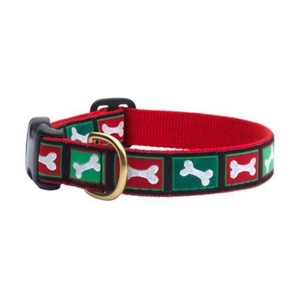 Christmas Bones Dog Collar (Item #707435401234)