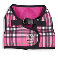 Pink Plaid Harness Md (Item #099461560772)