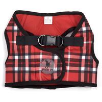 Red Plaid Harness Sm
