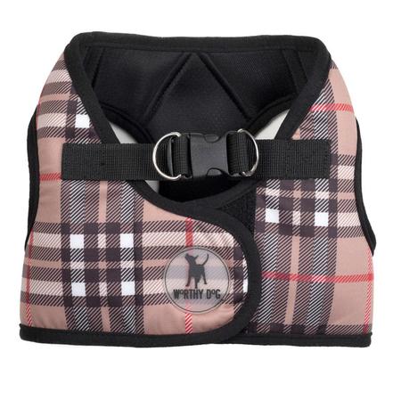 Tan Plaid Sidekick Harness Vest