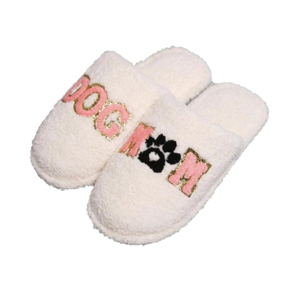Dog Mom Soft Indoor Slippers