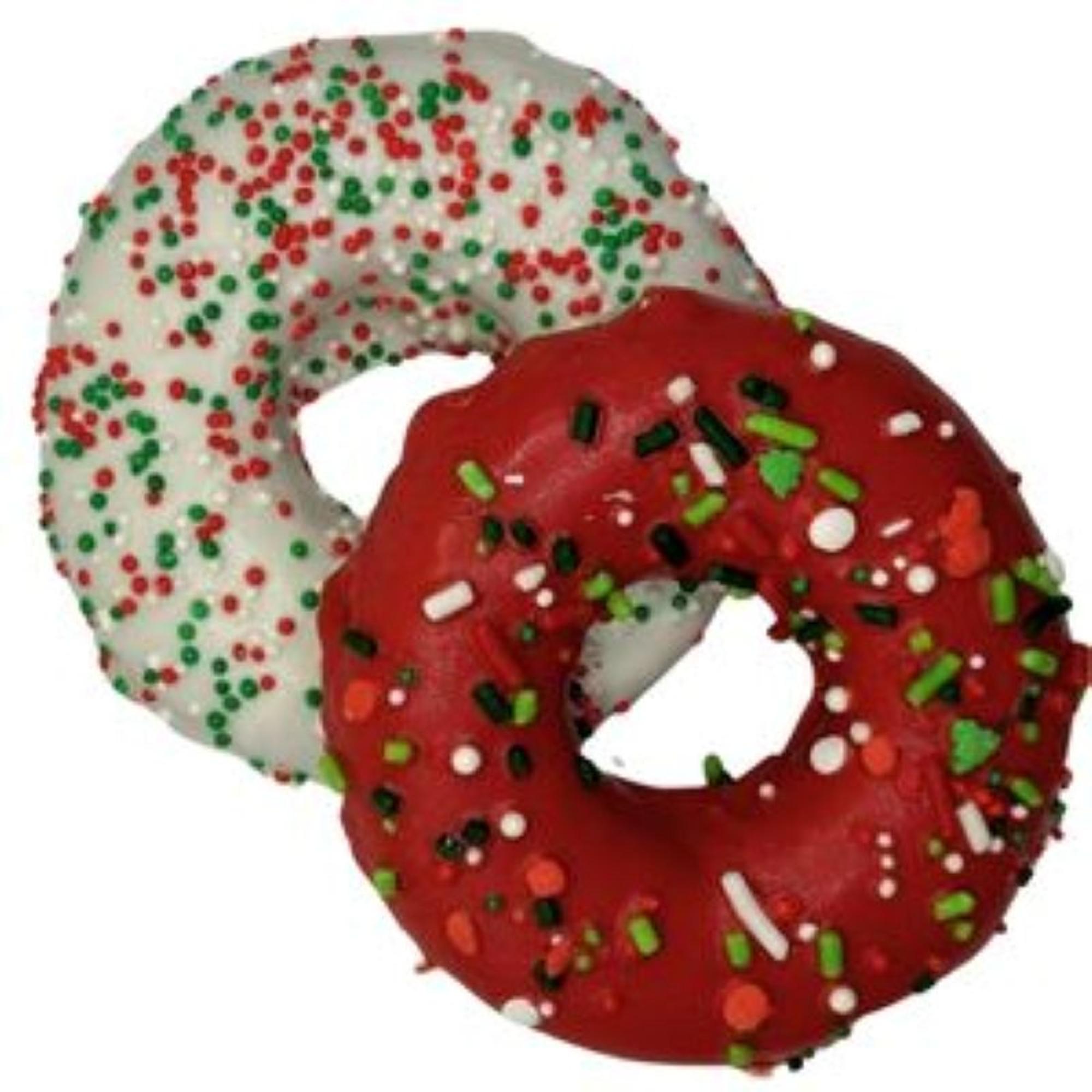 Christmas Donuts in Assorted Colors