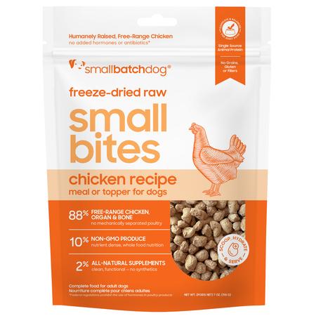 Freeze Dry Small Bites Chicken 7 Oz