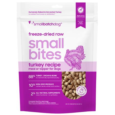 Freeze Dry Small Bites Turkey 20 Oz