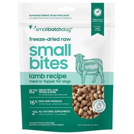 Freeze Dry Small Bites Lamb 7 Oz