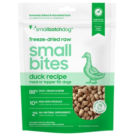 Freeze Dry Small Bites Duck 7 Oz
