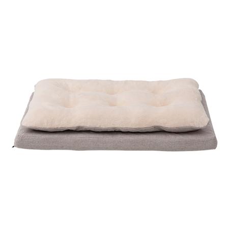 Khaki Orthopedic Pillow Top Dog Bed