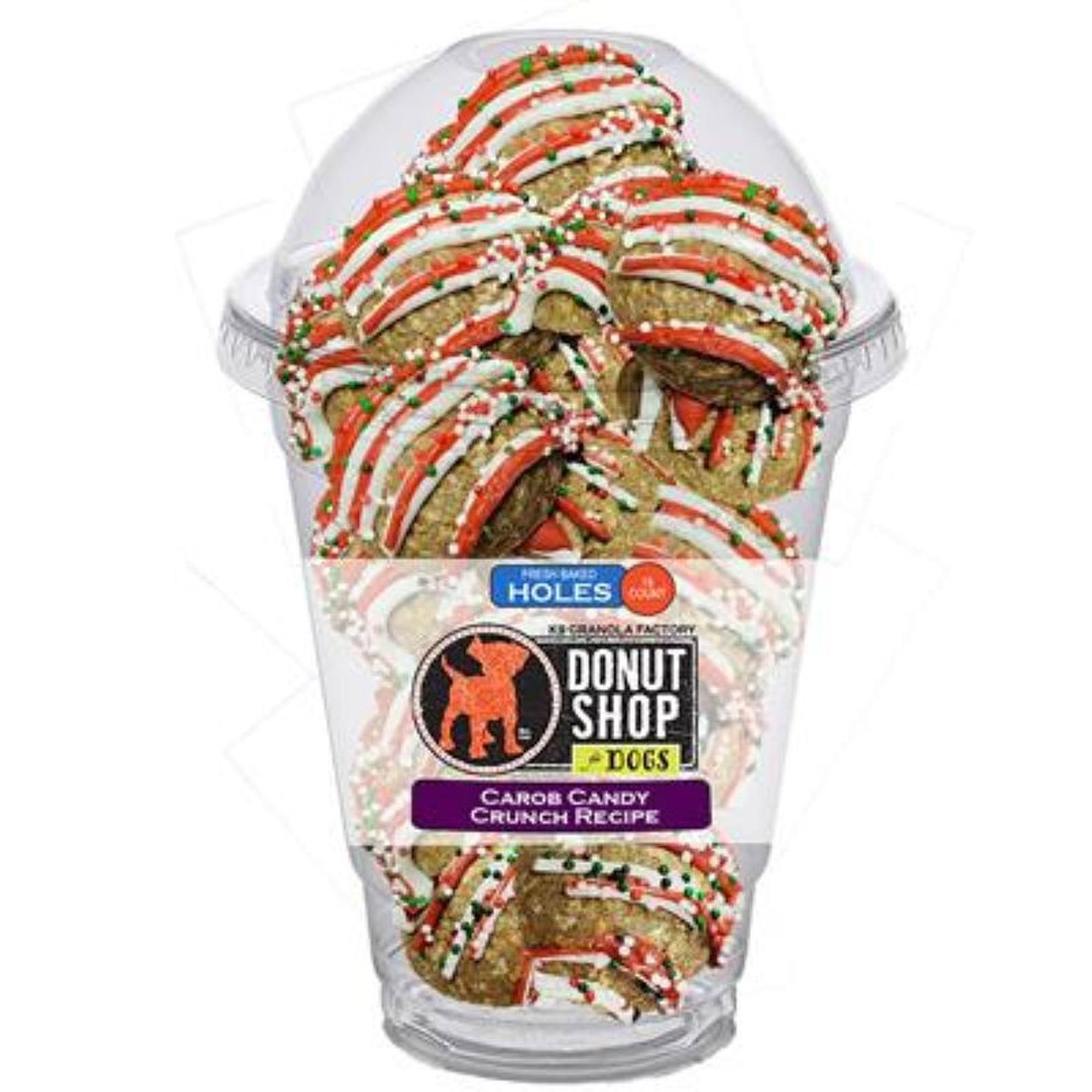 Christmas Carob Candy Crunch Donut Holes