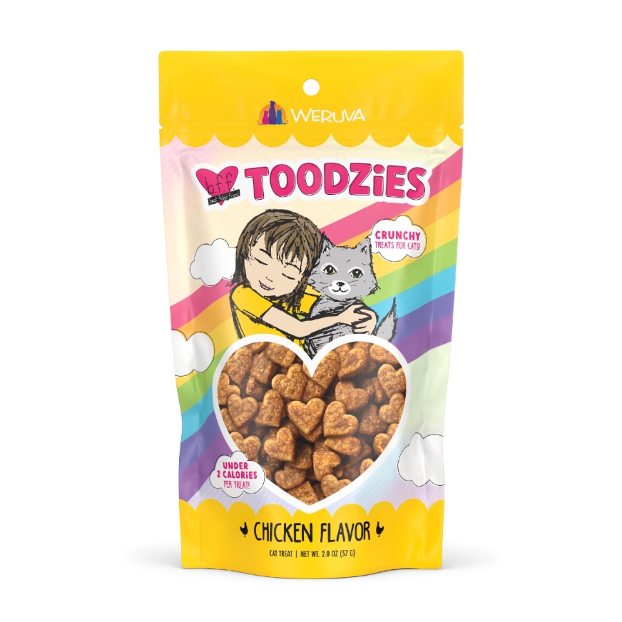 BFF Toodzies Chicken Flavor Crunchy Cat Treats