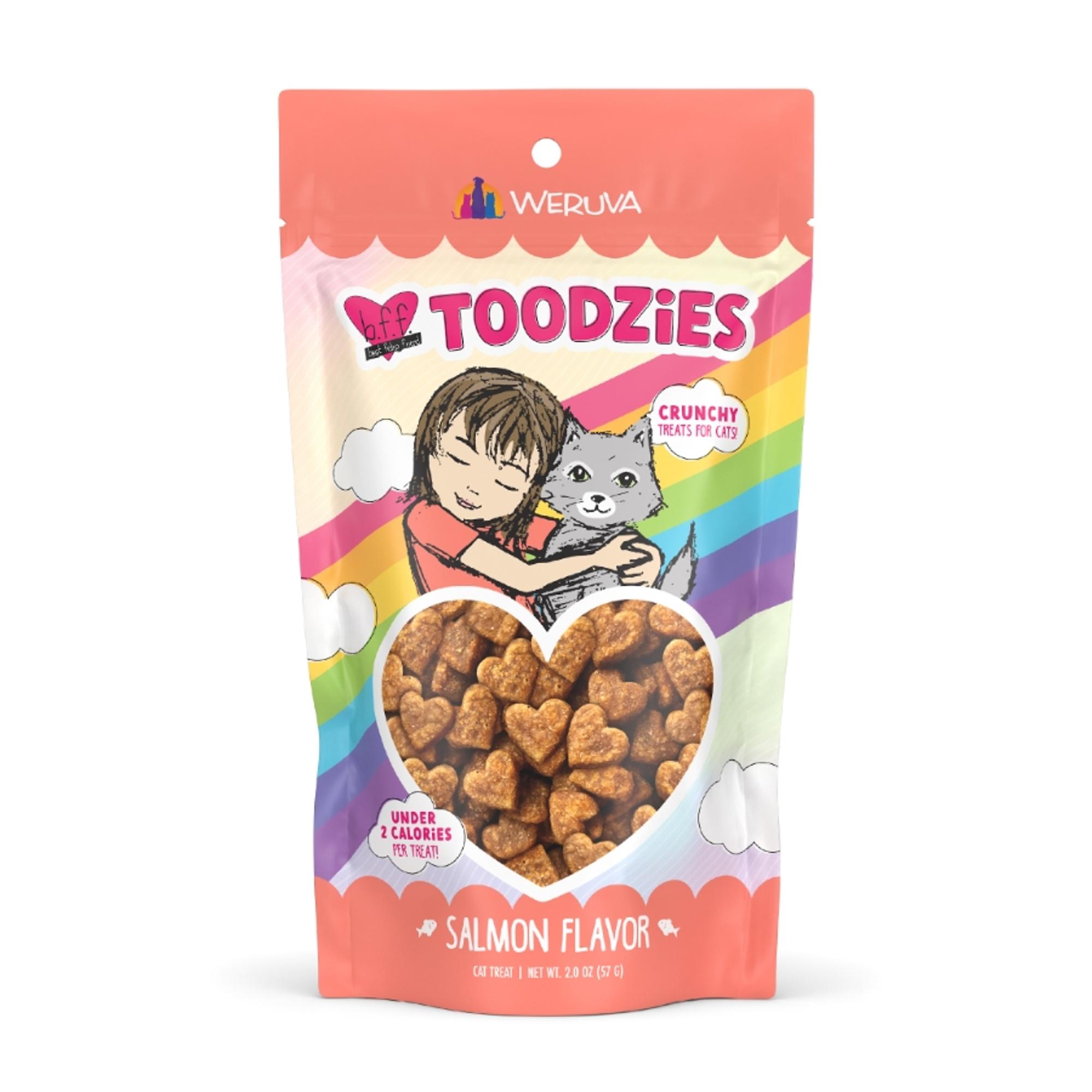 BFF Toodzies Salmon Flavor Crunchy Cat Treats