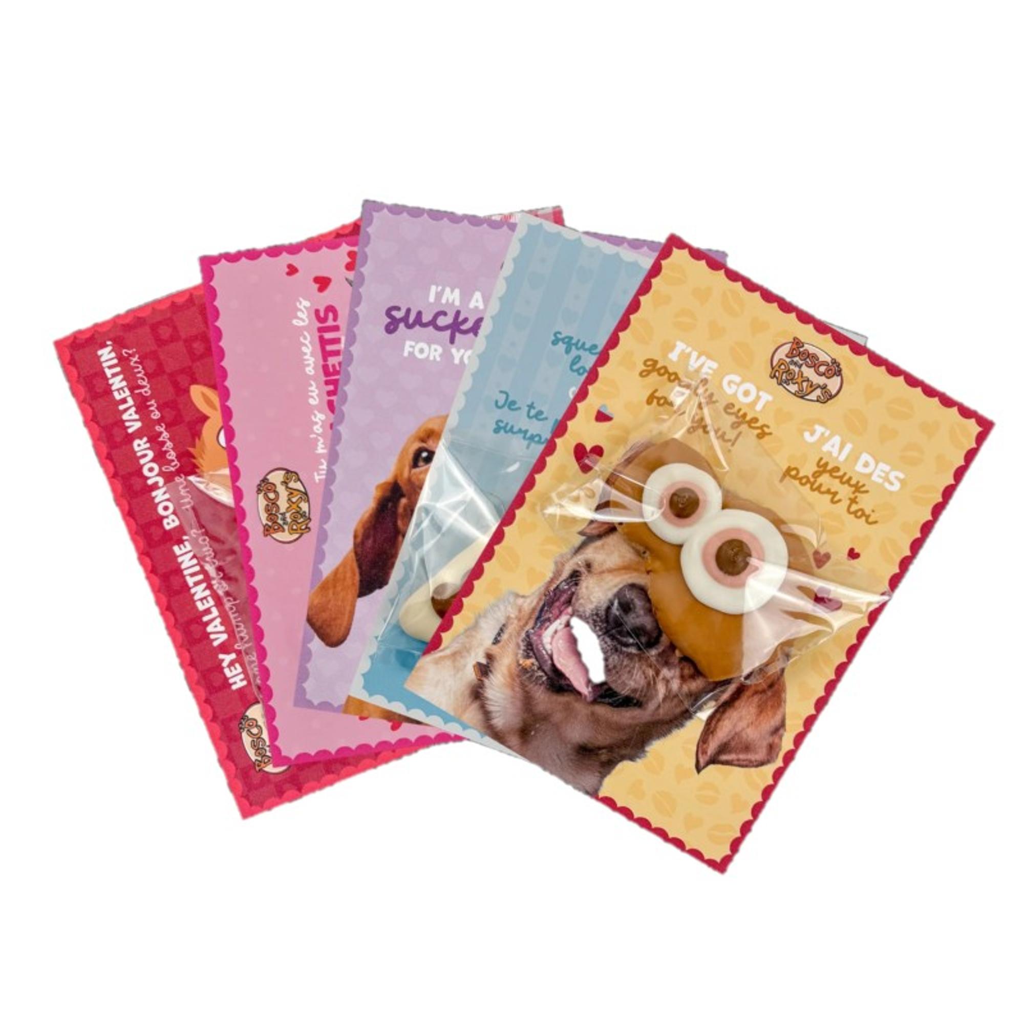 Assorted Fur-Ever Valentine Treat Card