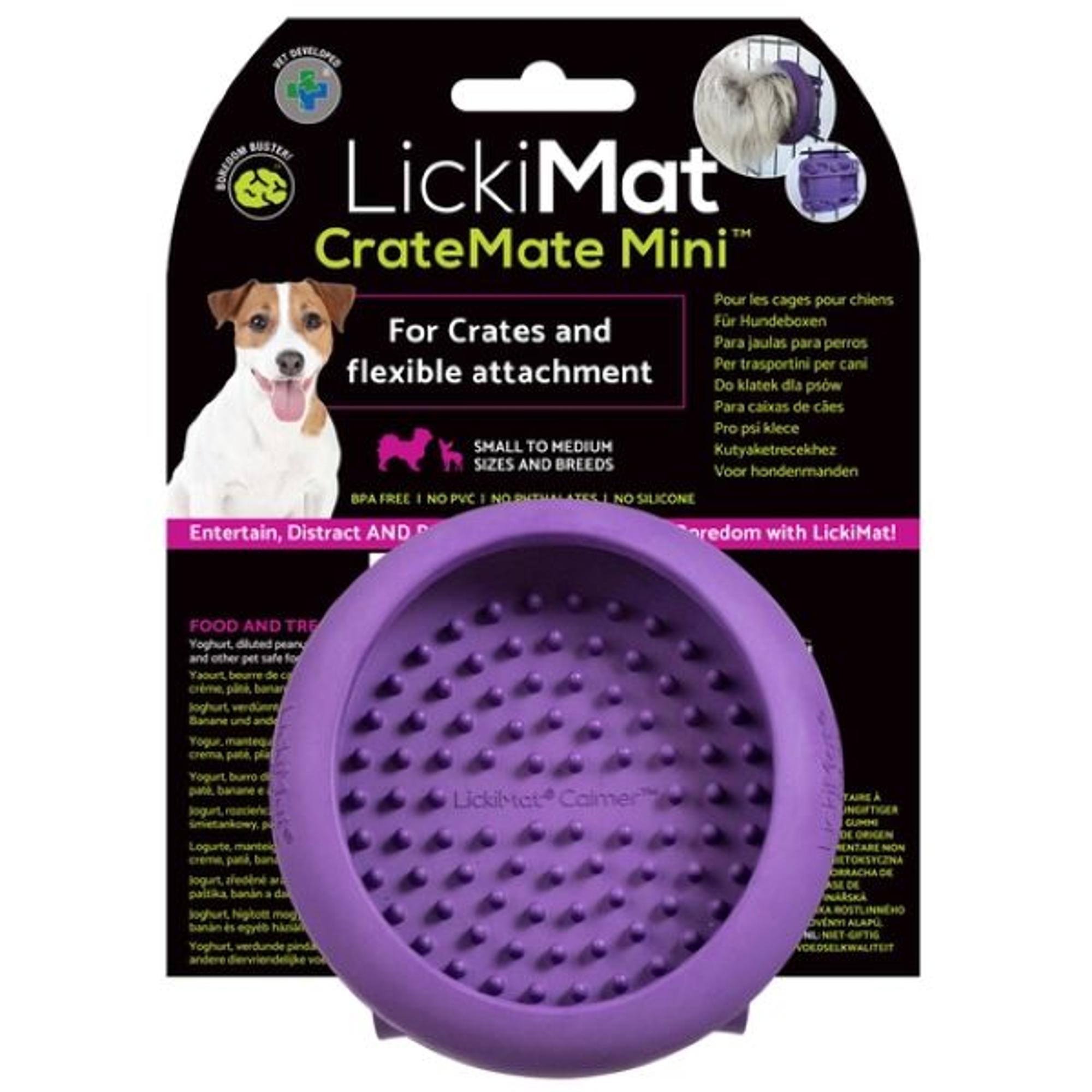 Lickimat Cratemate Mini Purple