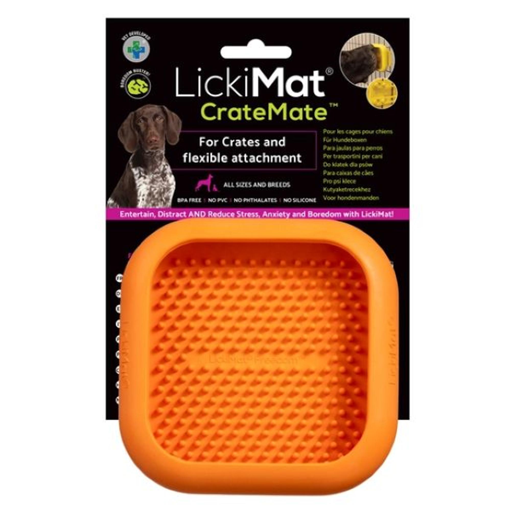 LickiMat CrateMate - Orange