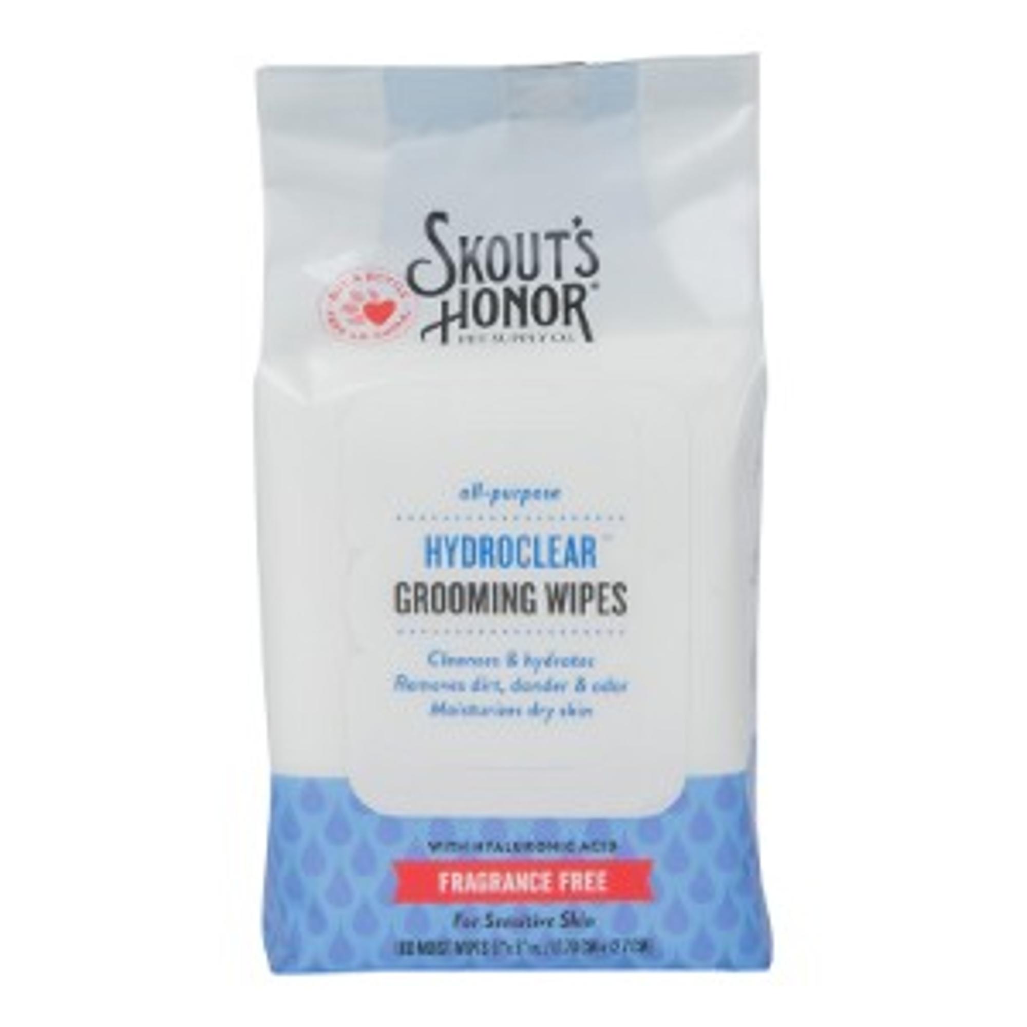HydroClear Dog & Cat Grooming Wipes, Fragrance-Free