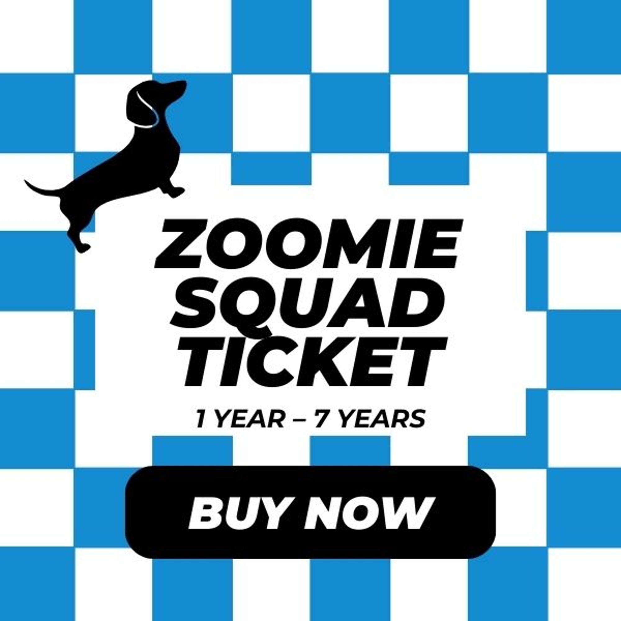 Dachshund Derby Zoomie Squad Ticket