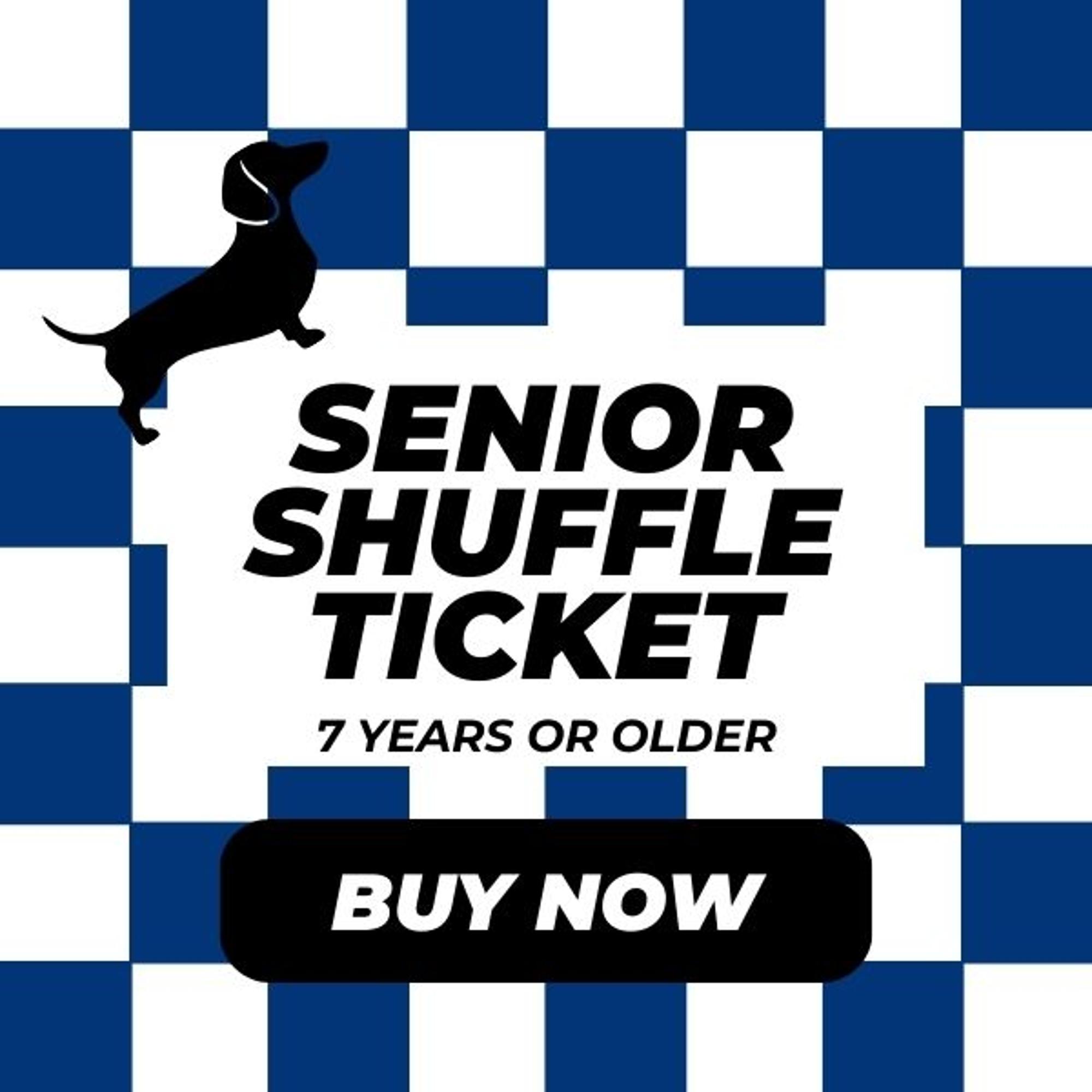 Dachshund Derby Senior Shuffle Ticket