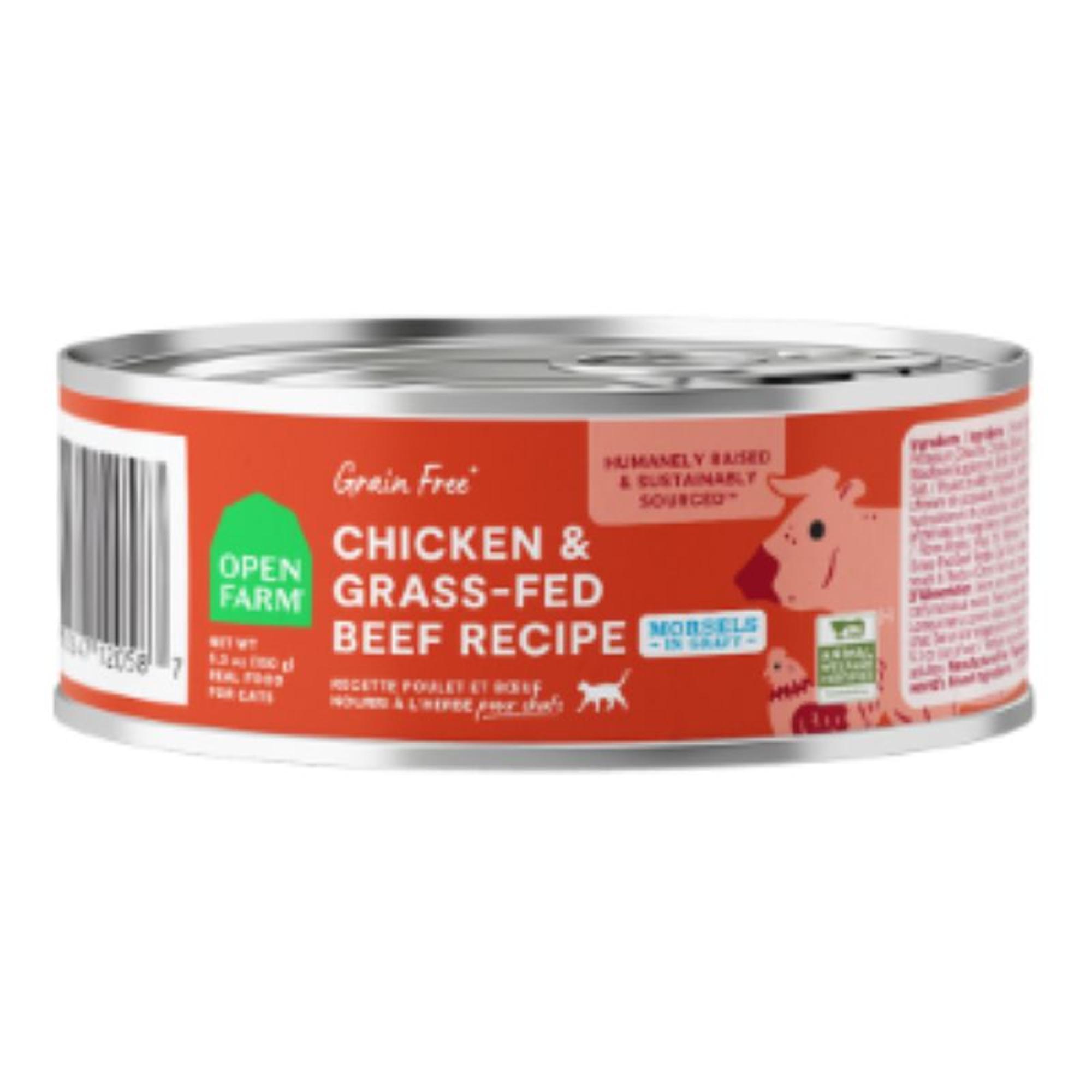 Grain Free Chicken & Grass-Fed Beef Morsels in Gravy