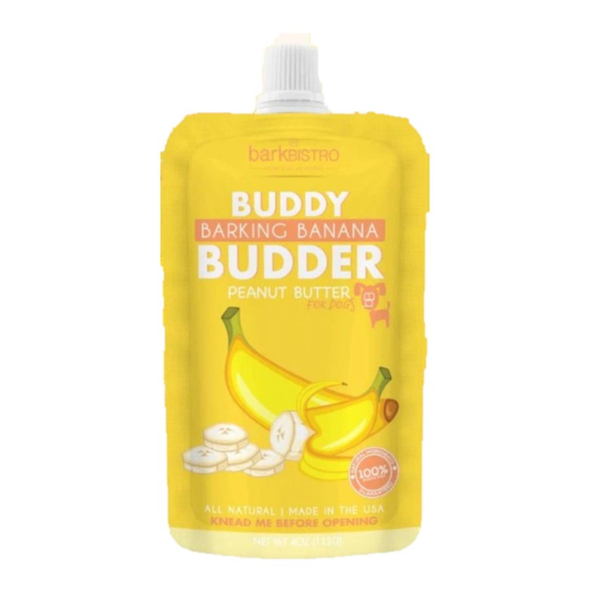 Barking Banana Buddy Budder - 4  Oz Squeeze Pouch