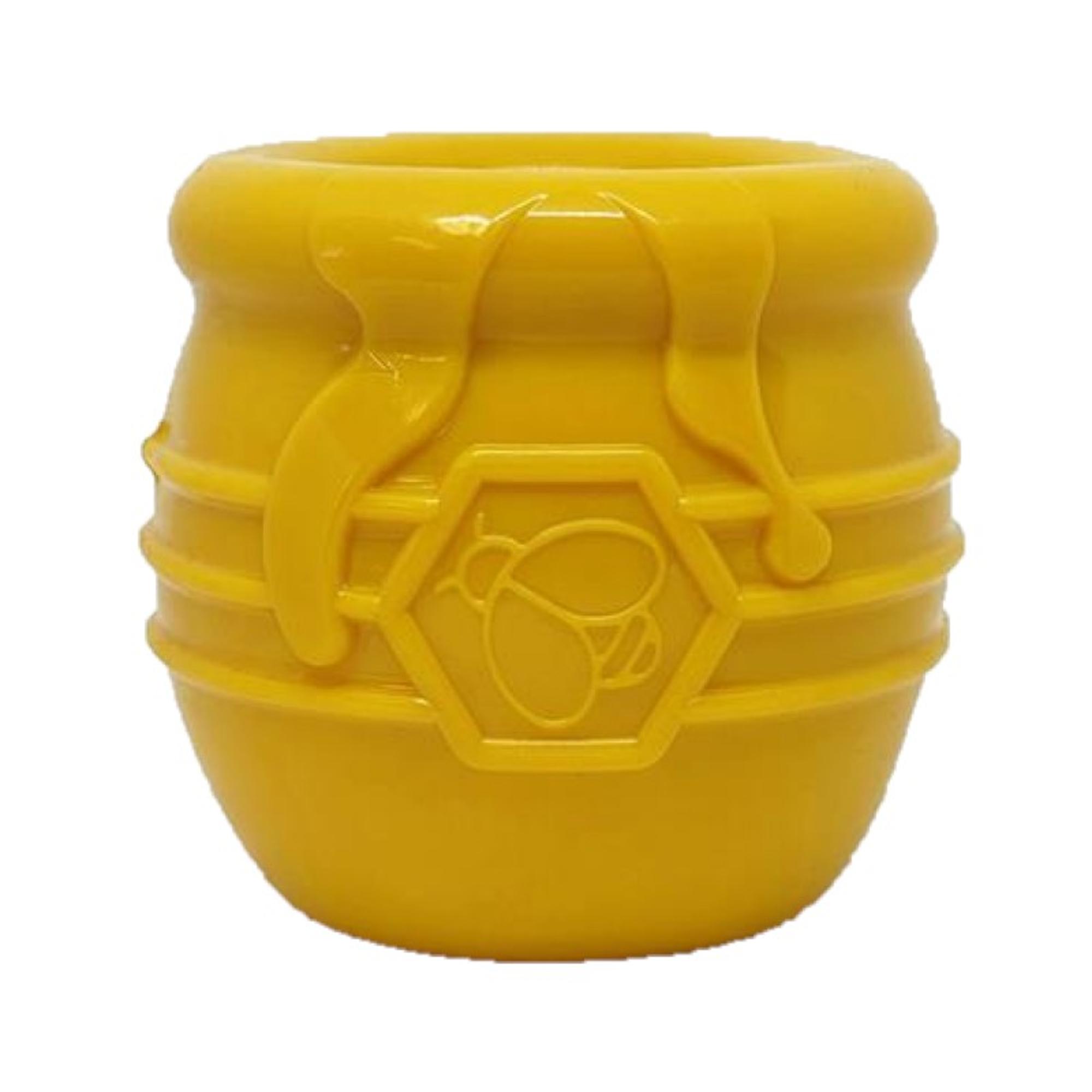 Honey Pot Treat Dispenser - Yellow