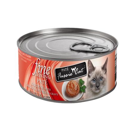 Fine Dining Sardine and Chicken Entree in Gravy